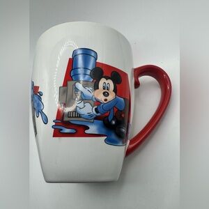 Disney Coffee Mug Cup MICKEY MOUSE "Office Maintenance 101: Water Cooler Care"